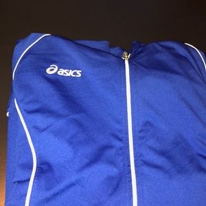 Asics full zip warmup jacket